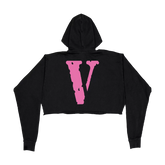 FRIENDS – PINK HOODIE – BLACK (WOMENS)